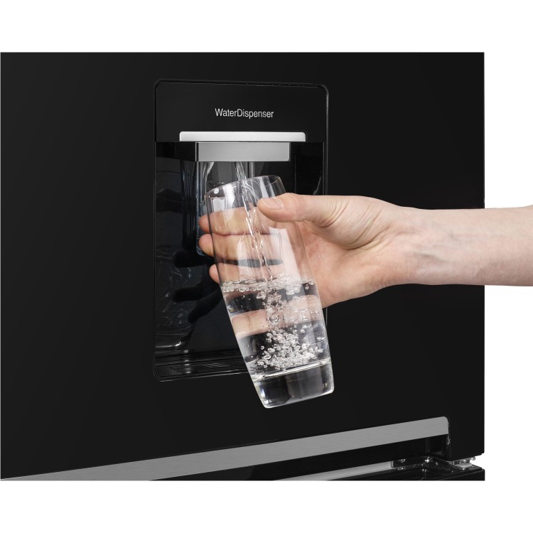 Beko CFG1582DB 261 Litre Freestanding Fridge Freezer 50/50 Split Water Dispenser 54.5cm Wide - Black