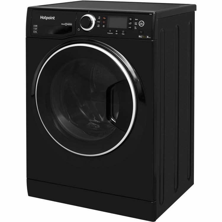 HOTPOINT RD966JKD 9kg Wash 6kg Dry 1600rpm Freestanding Washer Dryer - Black