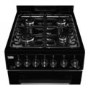 Refurbished Beko KA52NEK 50cm Gas Cooker With Eye Level Grill Black