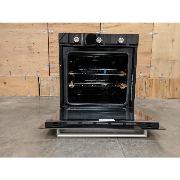 Refurbished electriQ EQBIOLG1 60cm Single Built In Electric Oven Black