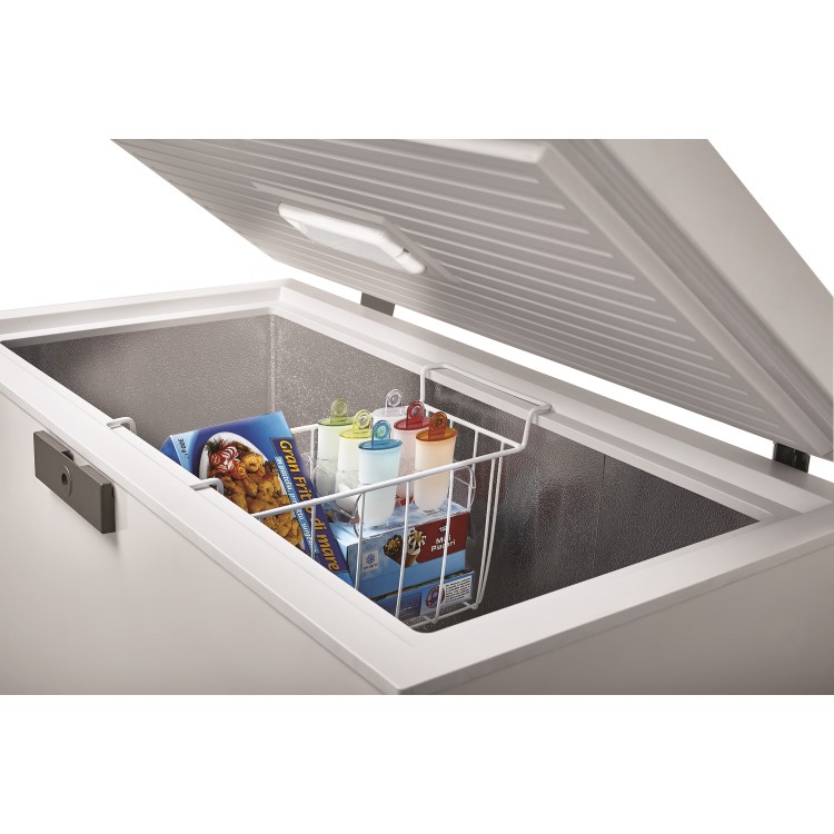 Candy CMCH202EL 200 Litre Chest Freezer 56cm Deep A+ Energy Rating 98cm Wide - White