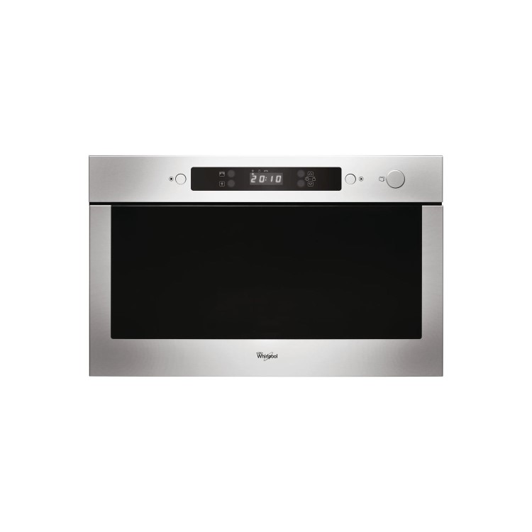 Refurbished Whirlpool AMW423IX Built In 22L Microwave Stainless Steel