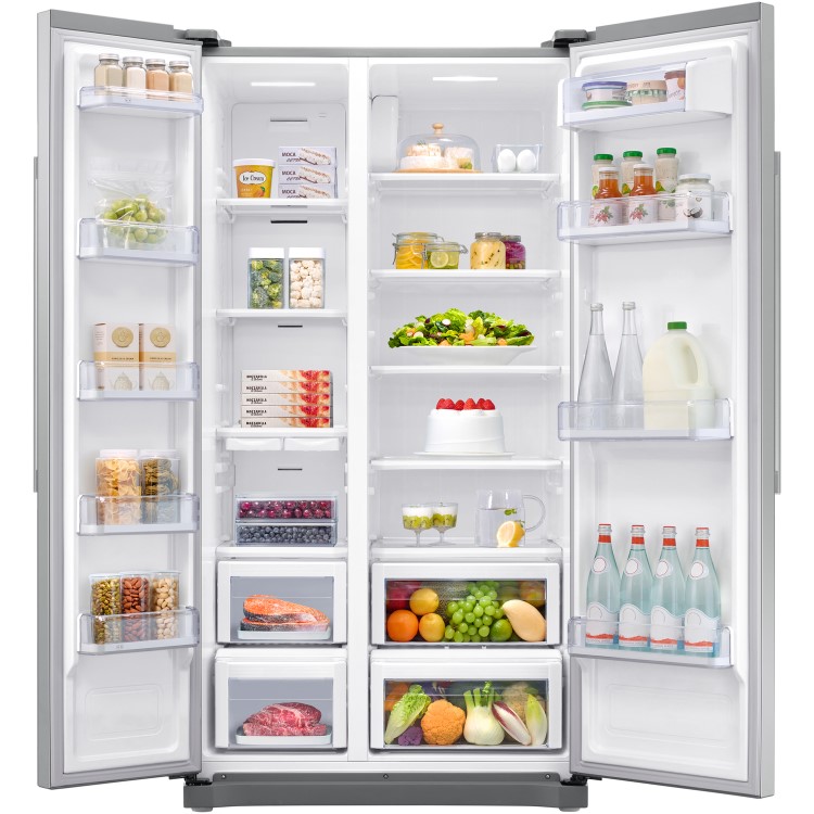 Refurbished Samsung RS54N3103SA 525 Litre American Fridge Freezer Silver