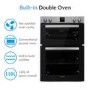 Refurbished electriQ Built-In Electric Double Oven - Stainless Steel