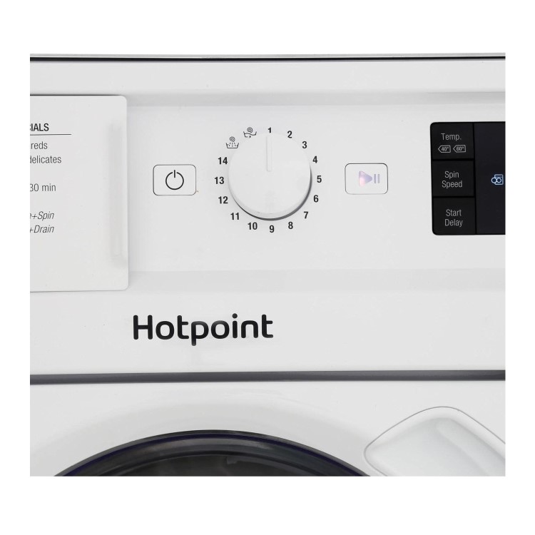 HOTPOINT BIWDHG7148 7kg Wash 5kg Dry 1400rpm Integrated Washer Dryer - White