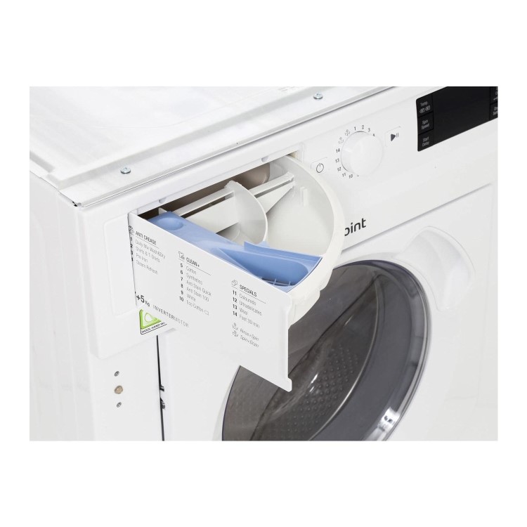 HOTPOINT BIWDHG7148 7kg Wash 5kg Dry 1400rpm Integrated Washer Dryer - White