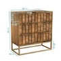 Miller Solid Mango Wood Chest of Drawers - 3 Drawer