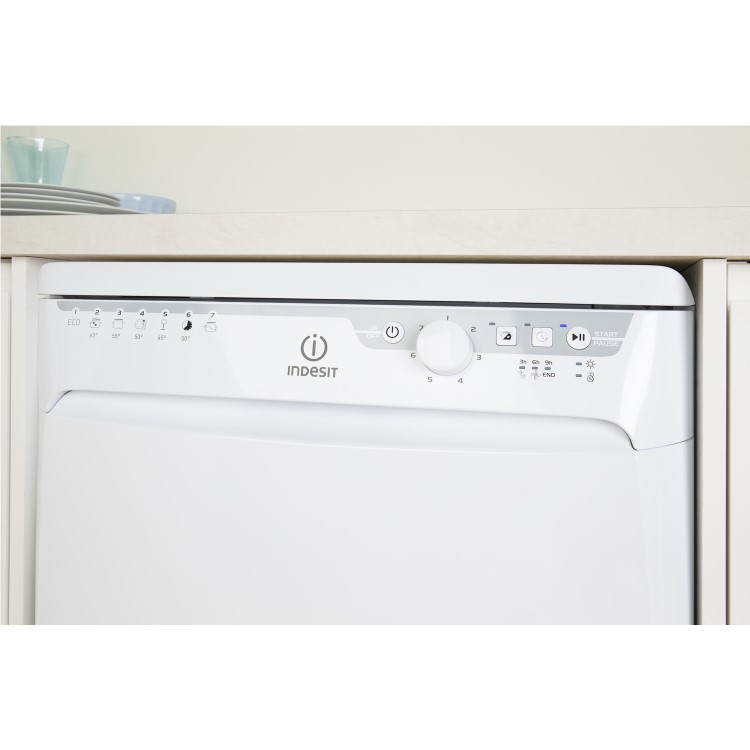 INDESIT DFP27B10 13 Place Freestanding Dishwasher with Quick Wash - White