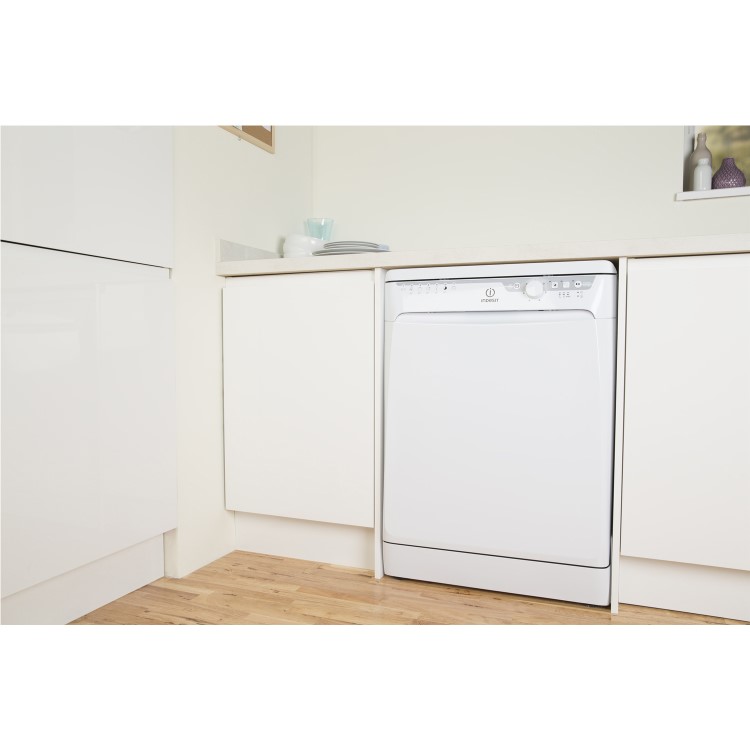 INDESIT DFP27B10 13 Place Freestanding Dishwasher with Quick Wash - White