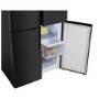 Hisense 431 Litre American Fridge Freezer - Black