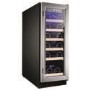 Refurbished Amica AWC300SS 19 Bottle Freestanding Under Counter Wine Cooler Singlel Zone 30cm Wide 85cm Tall - Stainless Steel
