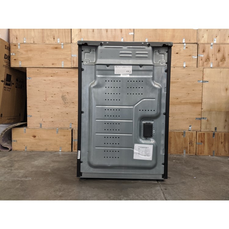 Refurbished Hotpoint Ultima HUE61GS 60cm Double Oven Electric Cooker with Ceramic Hob Graphite