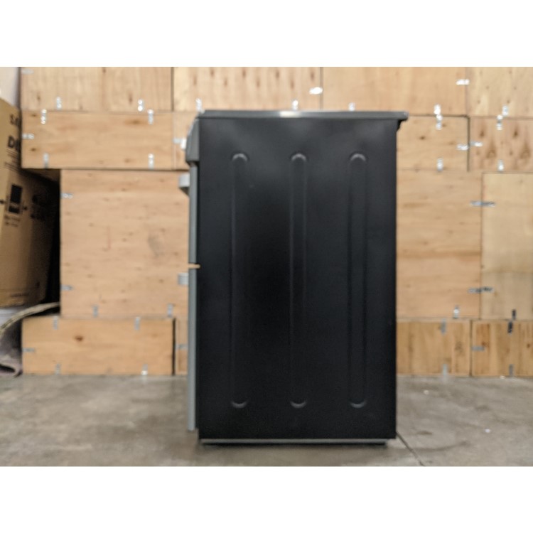 Refurbished Hotpoint Ultima HUE61GS 60cm Double Oven Electric Cooker with Ceramic Hob Graphite