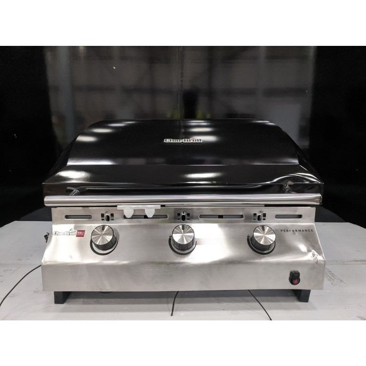 Refurbished Char-Broil Performance Series High-End 3 Burner Gas BBQ with a Side-Burner. 