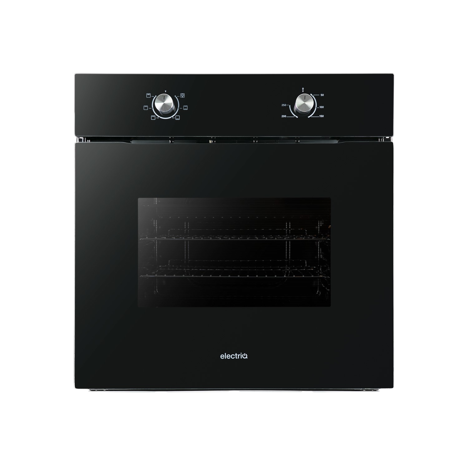 Refurbished electriQ EQOVENM1BLACK 60cm Single Built In Electric Oven
