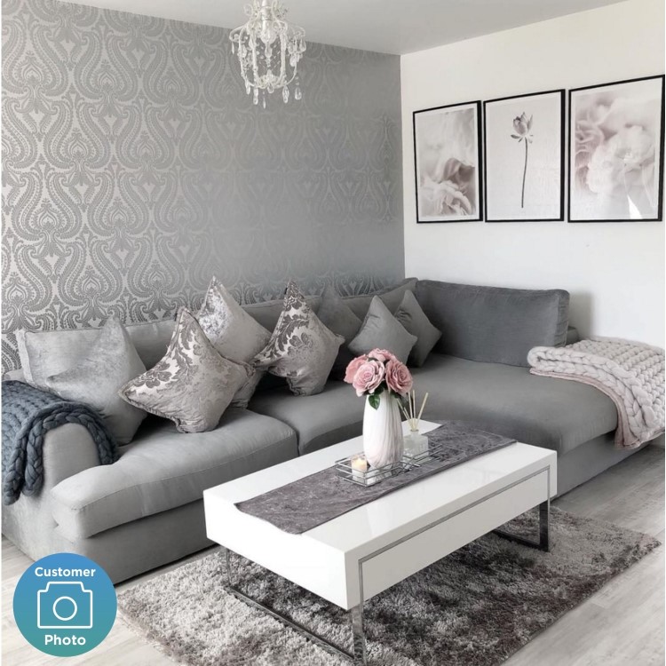 White Gloss Coffee Table with Storage Drawers - Evoque