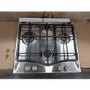 Refurbished Hotpoint PCN641IXH 60cm 4 Burner Gas Hob Stainless Steel
