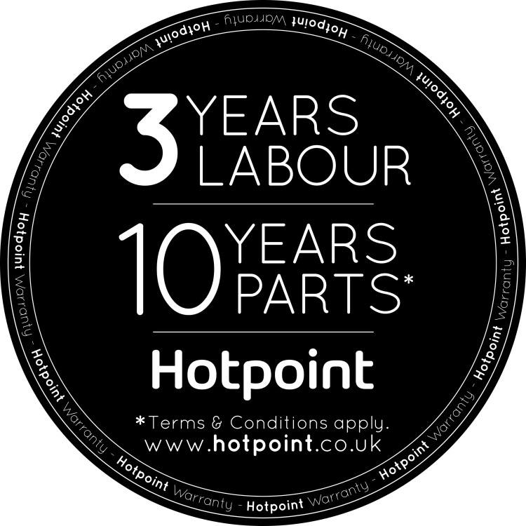 Hotpoint HQ9E1L American-style Frost Free Fridge Freezer With Touch Controls - Stainless Steel Look