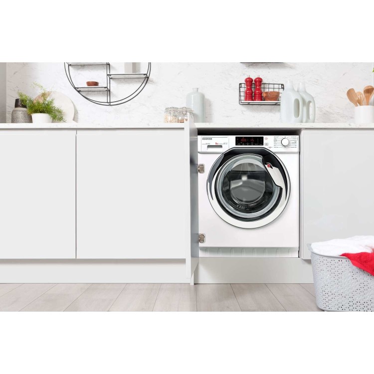 Hoover HBWMO96TAHC-80 9kg 1600rpm Integrated Washing Machine - White