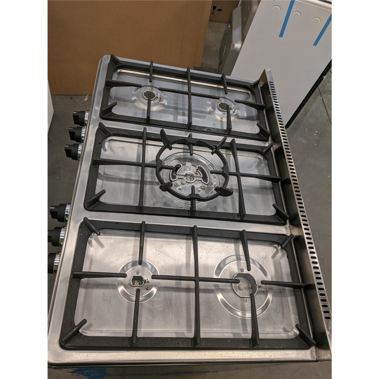 Refurbished Montpellier MR91GOX 90cm Single Cavity Gas Range Cooker Stainless Steel
