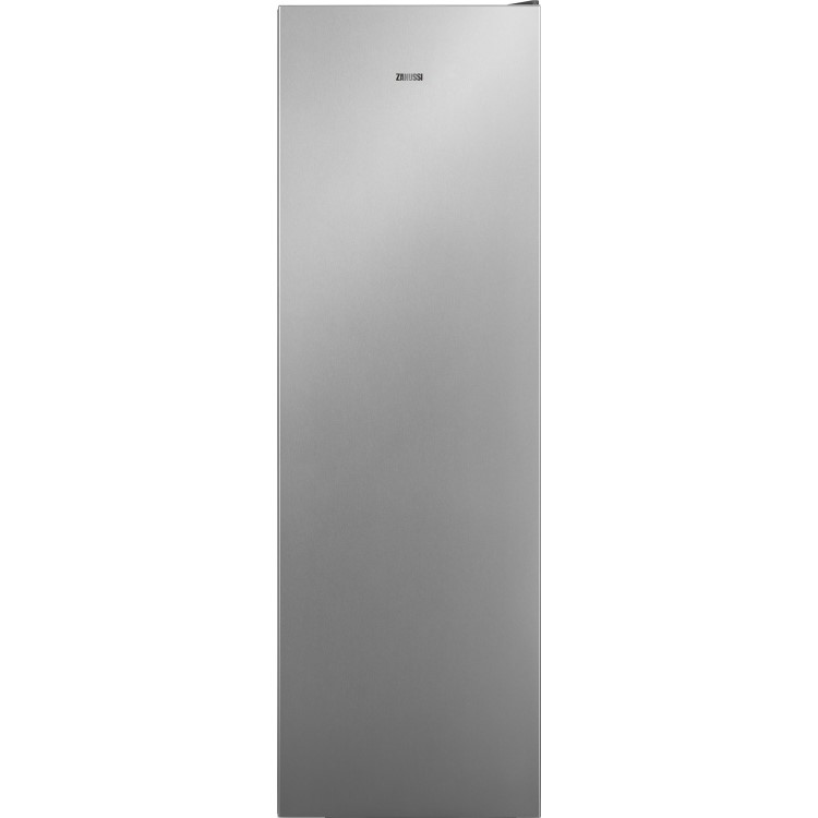 Refurbished Zanussi ZUHE30FU2 Freestanding 280 Litre Tall Freezer Stainless Steel Look