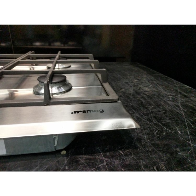 Refurbished Smeg Cucina P272XGH 70cm 5 Burner Gas Hob Stainless Steel