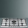 Refurbished Smeg Cucina P272XGH 70cm 5 Burner Gas Hob Stainless Steel