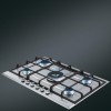 Refurbished Smeg Cucina P272XGH 70cm 5 Burner Gas Hob Stainless Steel