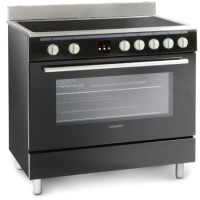 Refurbished Montpellier MR90CEMK 90cm Electric Range Cooker Black 