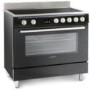 Refurbished Montpellier MR90CEMK 90cm Electric Range Cooker Black 