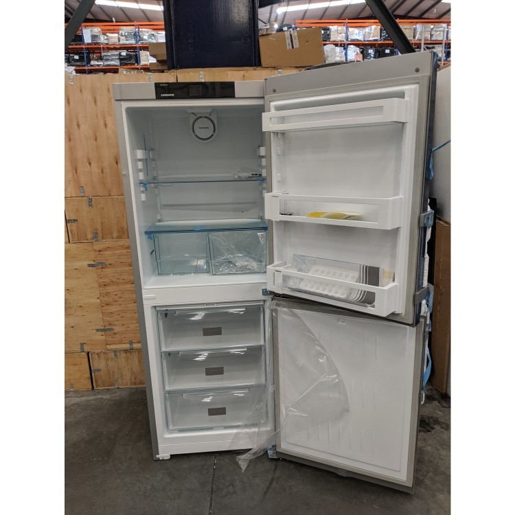 Refurbished Liebherr CNef3115 Freestanding 260 Litre 50/50 Frost Free Fridge Freezer Stainless Steel