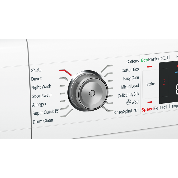 Bosch WAW325H0GB Serie 8 9kg 1600rpm Freestanding Washing Machine - White