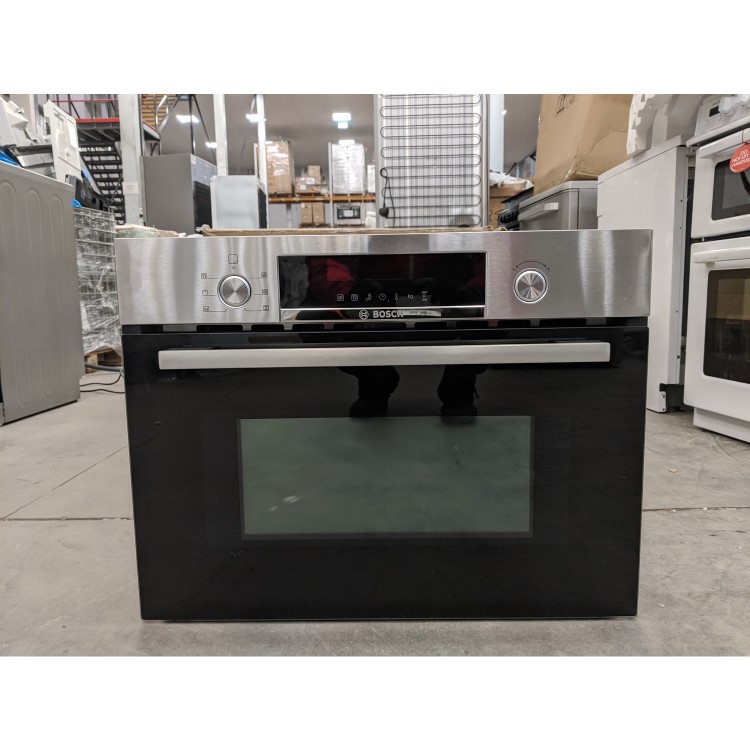 Refurbished Bosch Serie 6 CMA585GS0B Built In 44L 900W Combination Microwave Oven Stainless Steel