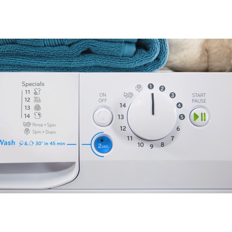 Indesit BWA81483XW Innex 8kg 1400rpm Freestanding Washing Machine - White