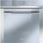 Refurbished Smeg Linea SFP109 Multifunction 60cm Single Built In Electric Oven With Pyrolytic Cleaning Stainless Steel