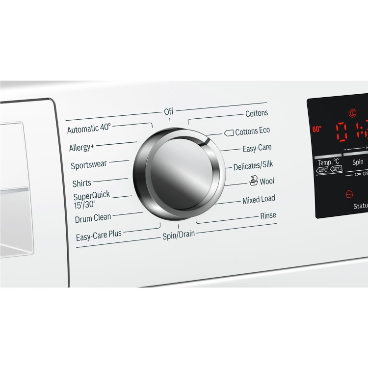 Refurbished Bosch Serie 6 WAU28S80GB Freestanding 8KG 1400 Spin Washing Machine with i-Dos White