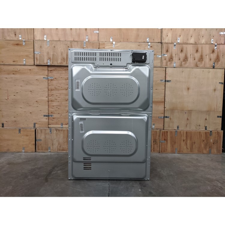 Refurbished electriQ EQDO1STEEL 60cm Double Built In Electric Oven Stainless Steel