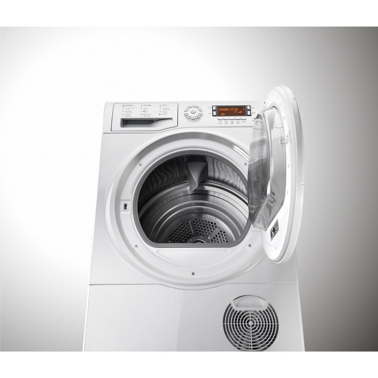 Hotpoint SUTCDGREEN9A1 Ultima 9kg Freestanding Heat Pump Condenser Tumble Dryer - Polar White