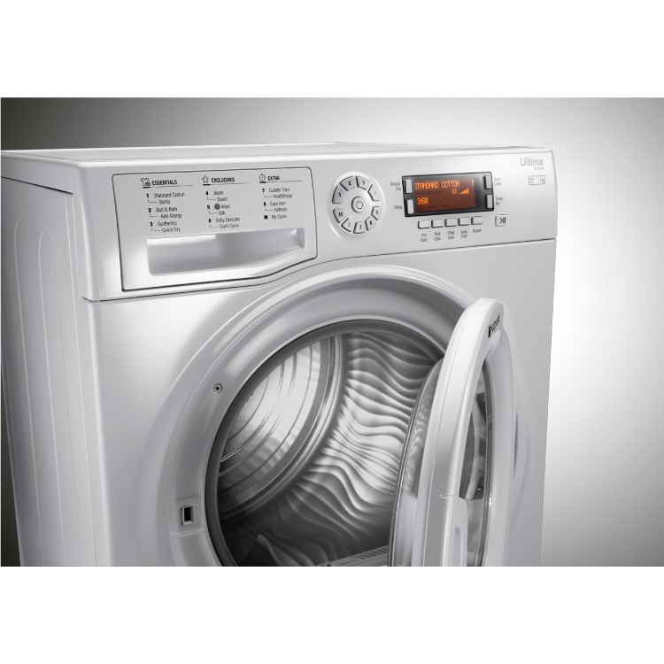 Hotpoint SUTCDGREEN9A1 Ultima 9kg Freestanding Heat Pump Condenser Tumble Dryer - Polar White