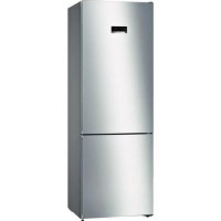 Refurbished Bosch KGN49XLEA Seri 4 Frost Free Freestanding Fridge Freezer - EasyClean Stainless Steel