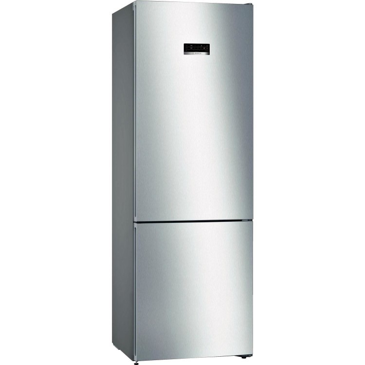 Refurbished Bosch KGN49XLEA Seri 4 Frost Free Freestanding Fridge Freezer - EasyClean Stainless Steel