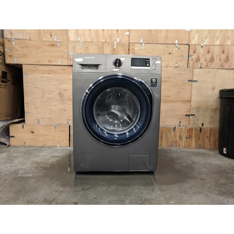 Refurbished Samsung EcoBubble WW90J6410CX Freestanding 9KG 1400 Spin Washing Machine Graphite