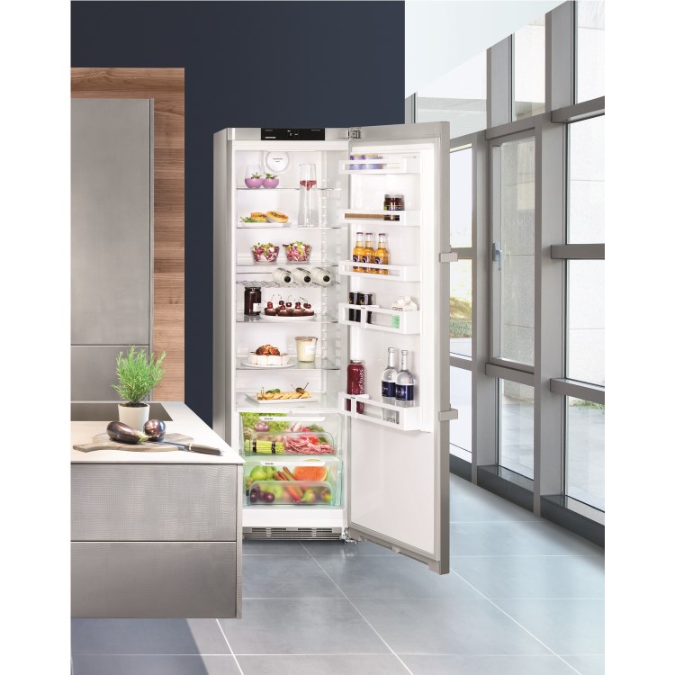Refurbished Liebherr Comfort Kef4330 Freestanding 390 Litre Fridge Smart Steel