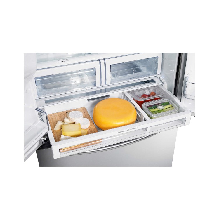 Samsung RFG23UERS1 520L American Style Freestanding Fridge Freezer Frost Free 3 Door 91cm Wide - Stainless Steel