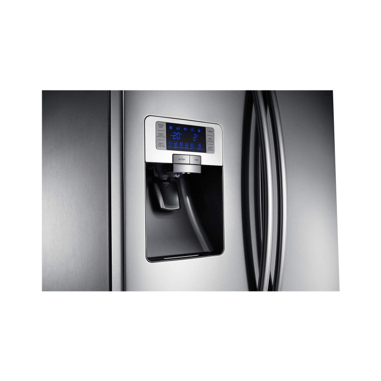 Samsung RFG23UERS1 520L American Style Freestanding Fridge Freezer Frost Free 3 Door 91cm Wide - Stainless Steel
