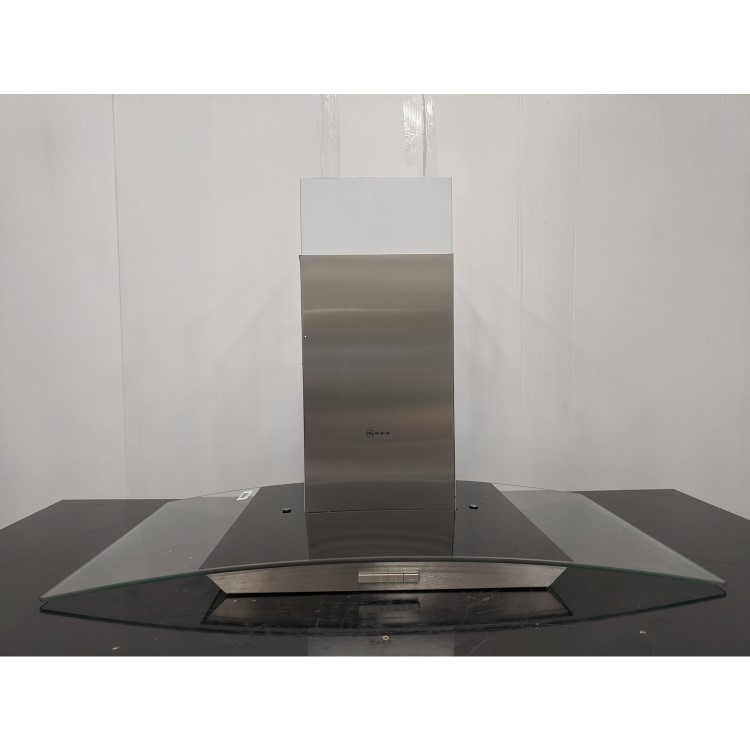 Refurbished Neff N30 D94ABC0N0B 90cm Curved Glass Chimney Cooker Hood Stainless Steel