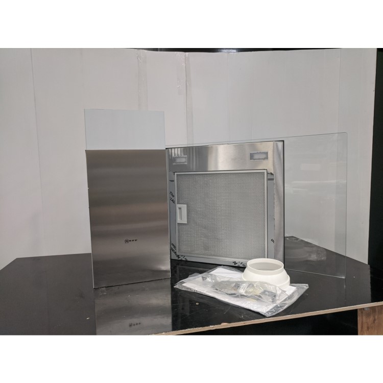 Refurbished Neff N30 D94ABC0N0B 90cm Curved Glass Chimney Cooker Hood Stainless Steel