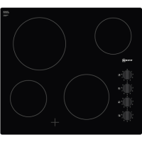 Neff N30 60cm 4 Zone Ceramic Hob with Knob Controls