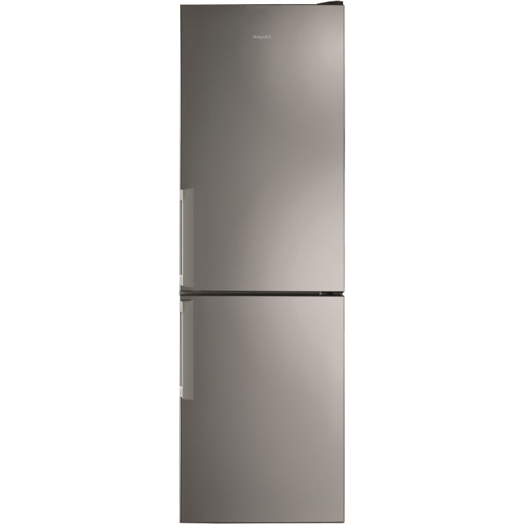HOTPOINT H5T811IMXH 189x60cm 338L Freestanding Fridge Freezer - Mirror/Inox