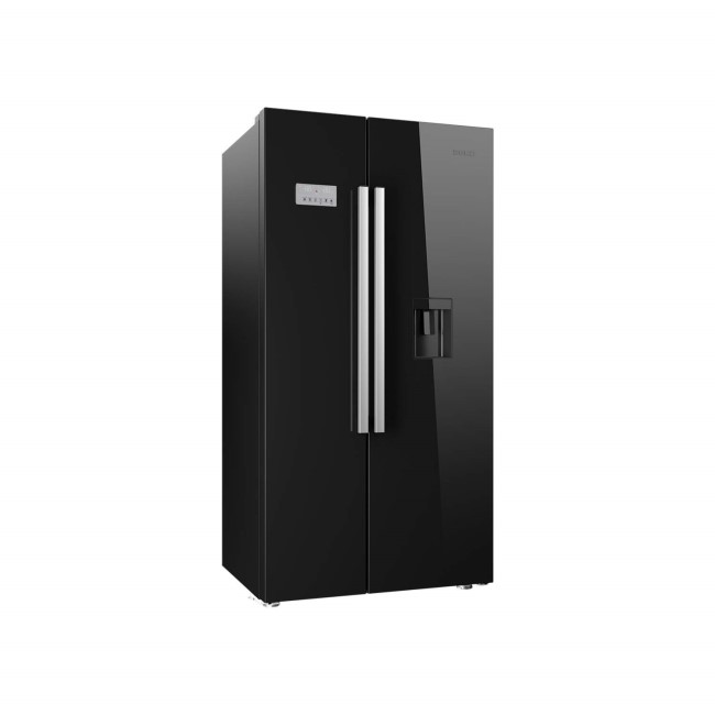 Beko ASD241B Frost Free Black American Fridge Freezer With Non-plumbed Water Dispenser  - Black